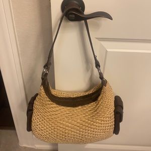 Vintage Brighton straw purse